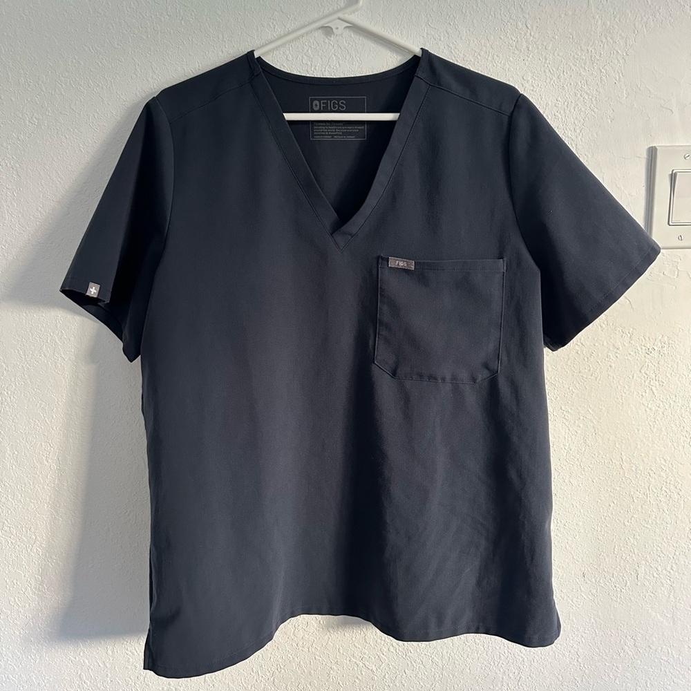 FIGS Night Sky Catarina- One-Pocket Scrub Top - XL